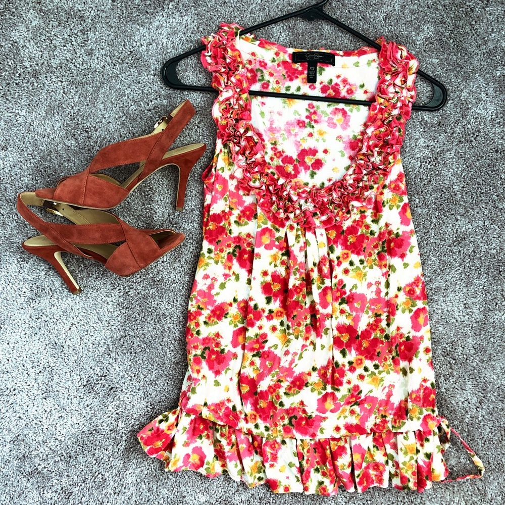 Jessica Simpson Floral Tank | Size XS - Picture 3 of 4